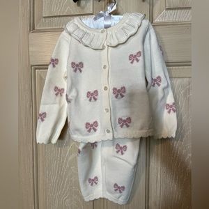 Bow Sweater Set